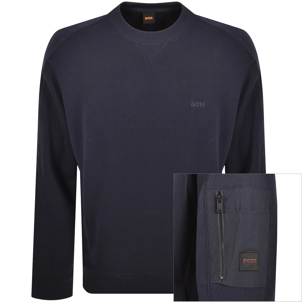 Hugo Boss BOSS We Mixed Sweatshirt Dark Blue